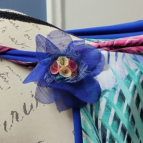 Esperance Paris Multicolored Floral Dress Size small - Picture 2 of 9